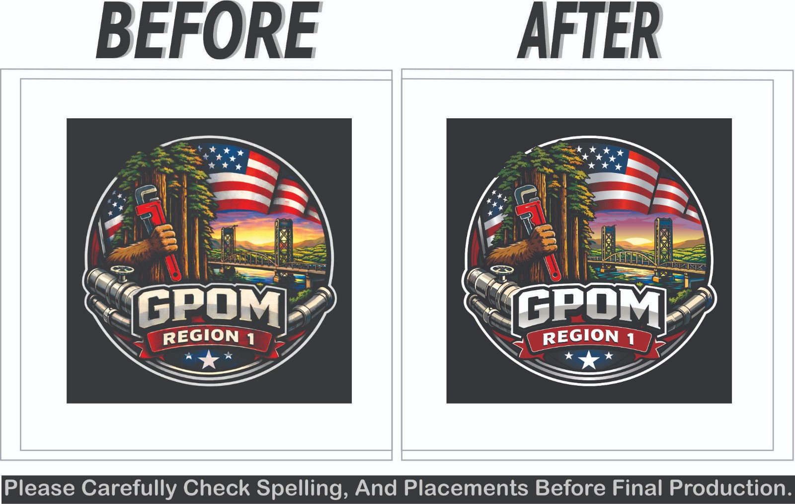 GPOM Custom Vector Art